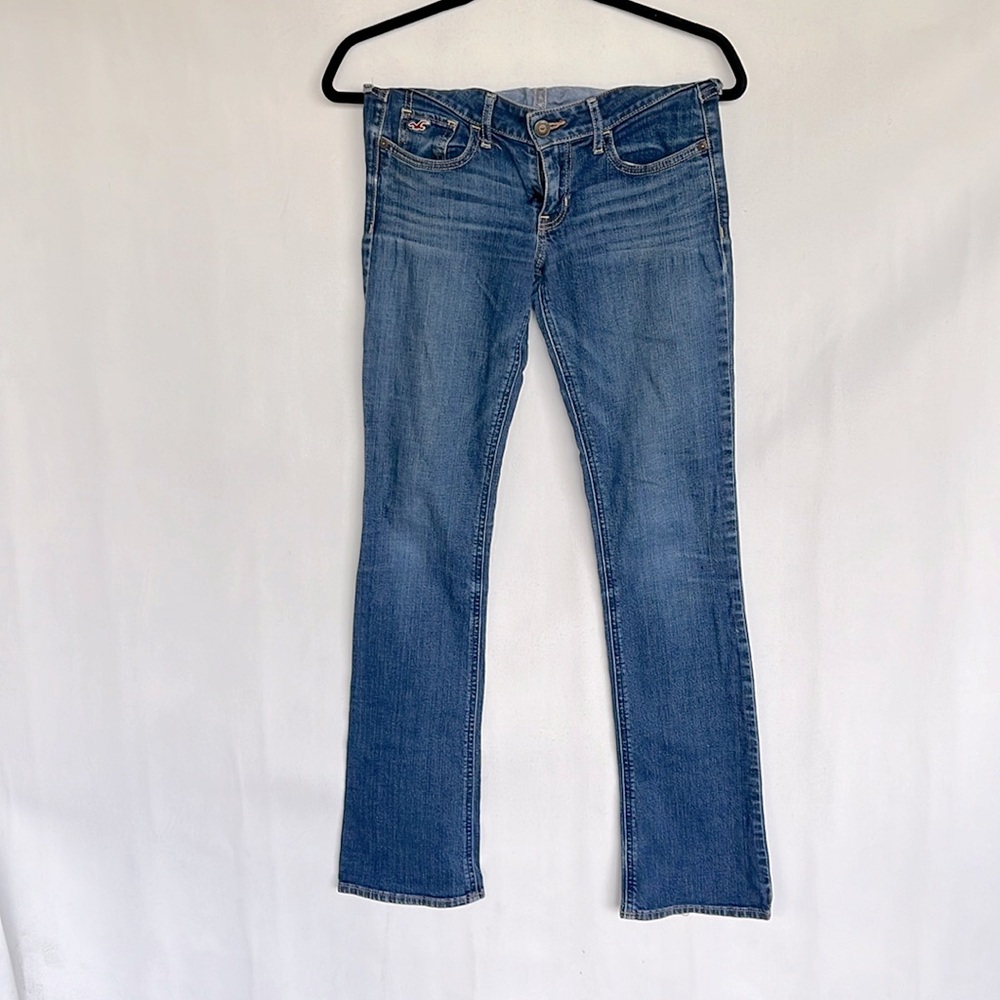 Hollister Women's Boot Cut Jeans - Medium Blue Wash